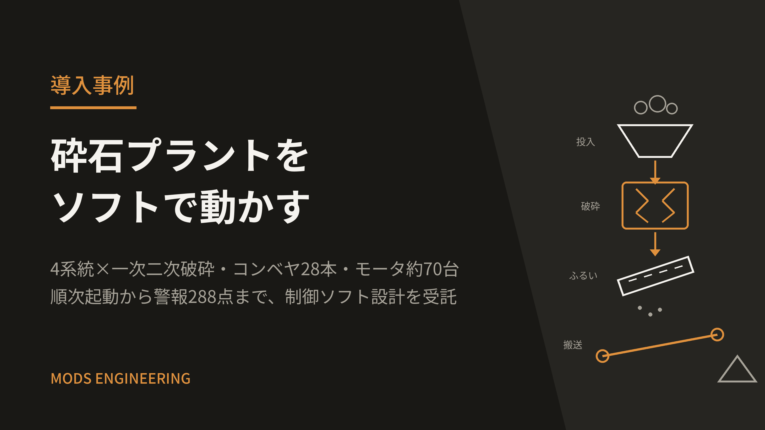 路盤材製造プラントの制御ソフト設計 ― KV-Xシリーズ/KV-8000 × EtherNet/IP分散制御