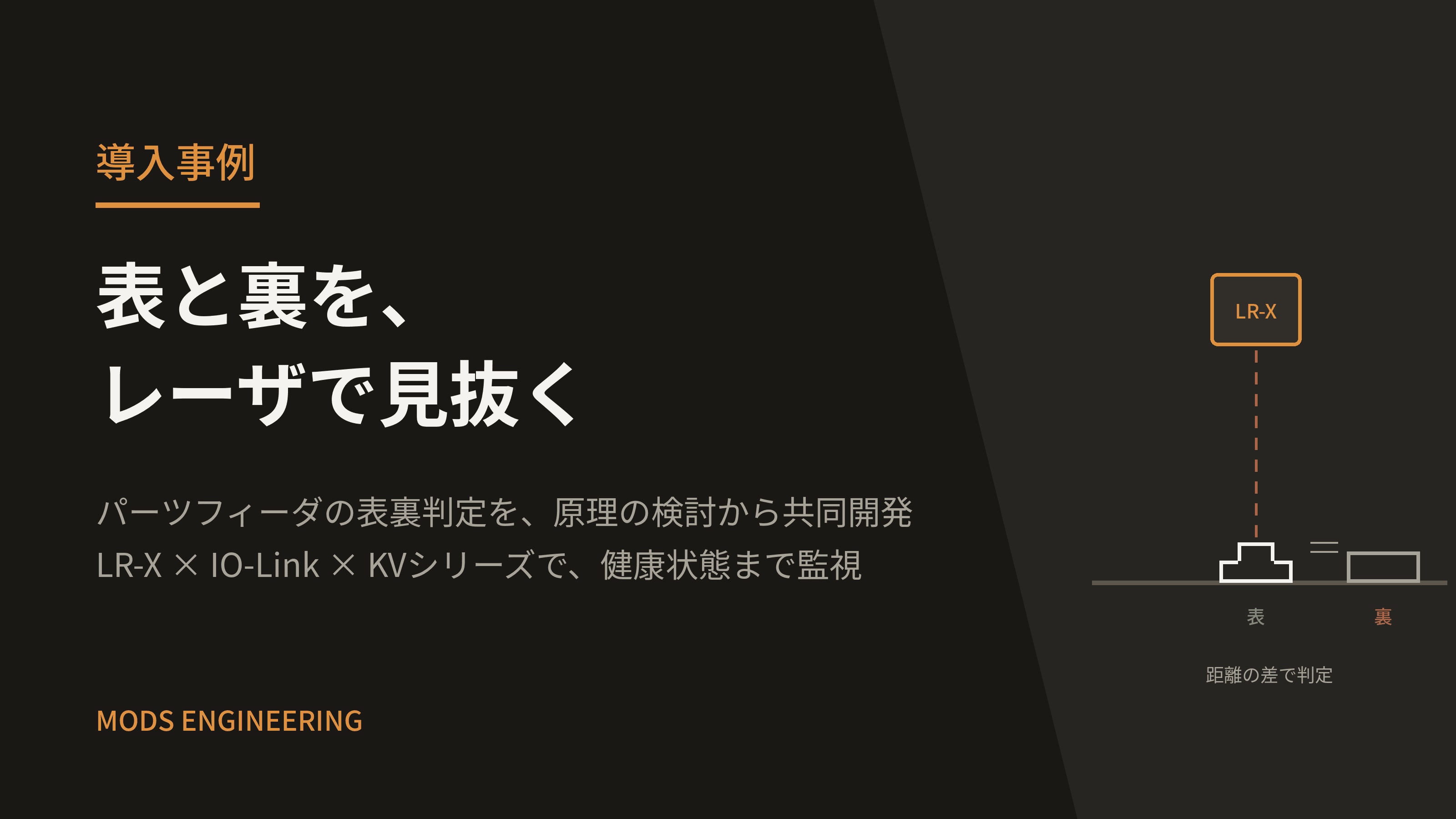 プレス部品の表裏判定を原理から共同開発 ― KEYENCE LR-X × IO-Link診断